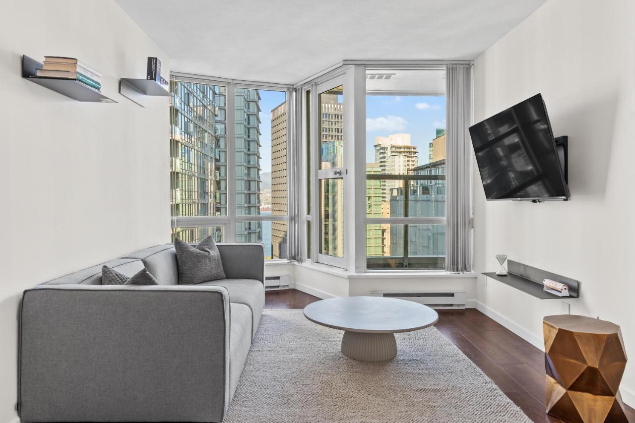 Ferienwohnung Downtown Luxury 1Br Coal Harbour Vancouver Exterior foto